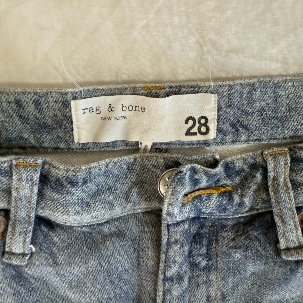 rag & bone Miramar Sofie Wide Leg Pants Two‑Tone Spliced Size 28 - Picture 5 of 10